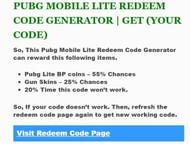 A snippet of one-such Redeem Code generator
